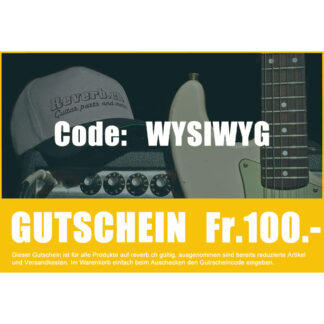 Reverb.ch - Gutschein Fr. 100.-