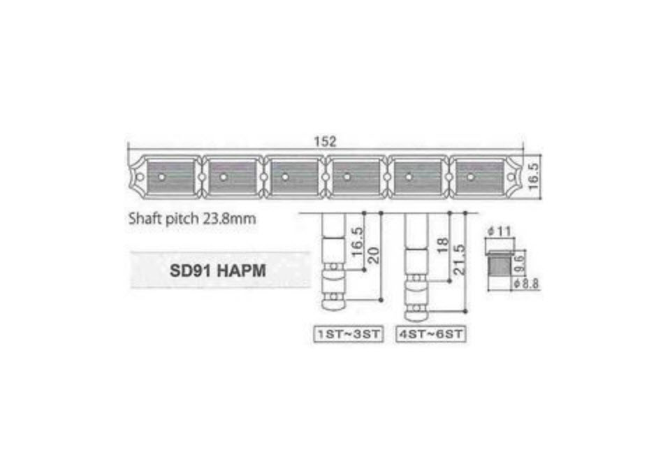 gotoh locking tuner sd91 hapm