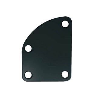 Guitar Neckplate contoured body schwarz