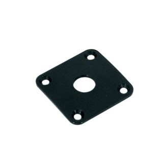 Les Paul Style Jack Plate schwarz