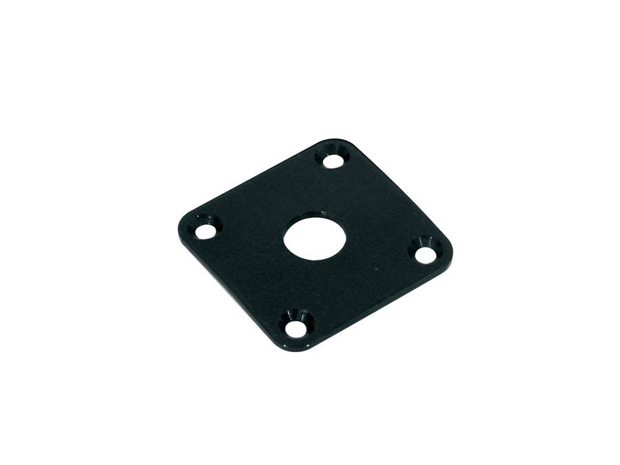 Les Paul Style Jack Plate schwarz