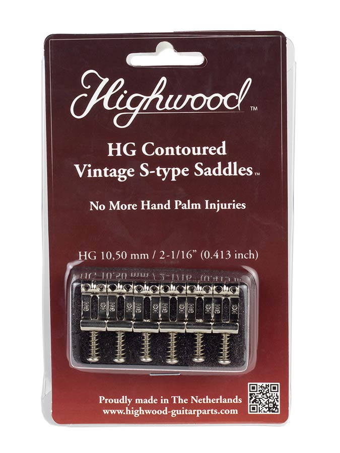Highwood contoured vintage S-style bridge saddles