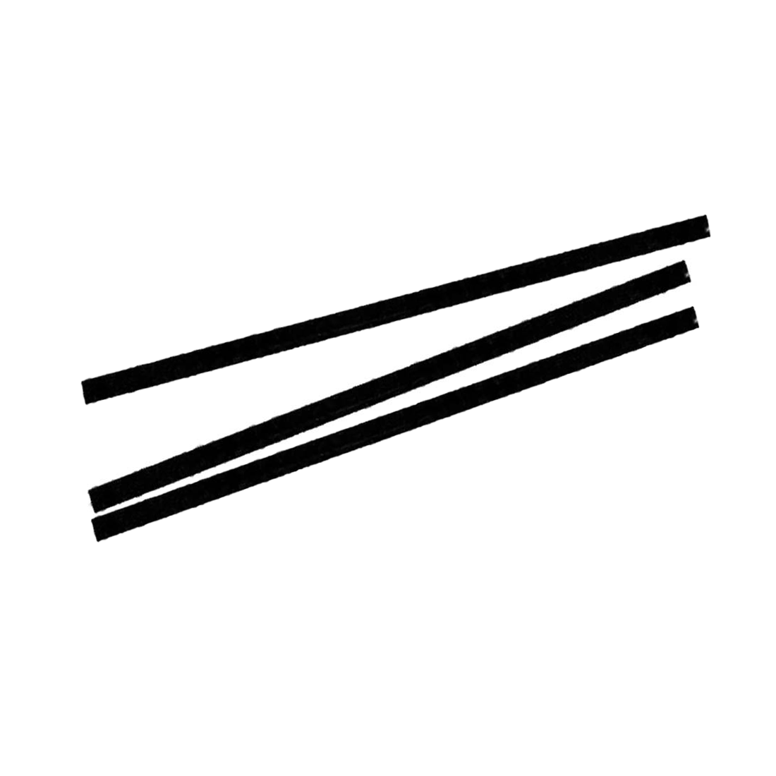 LT0496023 Allparts black side dot rods
