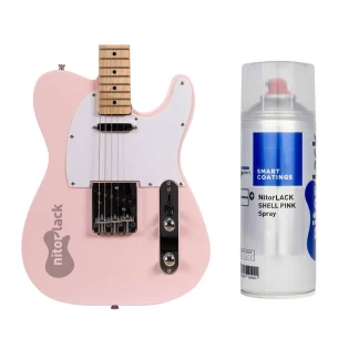 N250724160 NitorLACK nitrocellulose paint shell pink - 400ml Spraydose