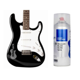 N250702160 NitorLACK nitrocellulose paint black gloss - 400ml Spraydose