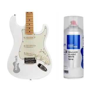 N250760160 NitorLACK nitrocellulose paint classic white - 400ml Spraydose