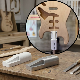 Halter zur Gitarrenlackierung