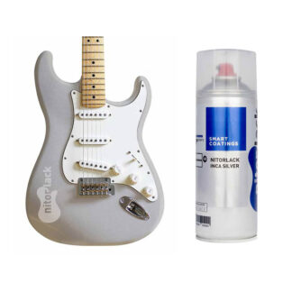 N250782160 NitorLACK nitrocellulose paint inca silver - 400ml Spraydose
