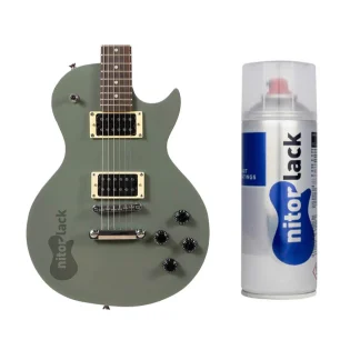 N250790160 NitorLACK nitrocellulose paint oxford grey - 400ml Spraydose