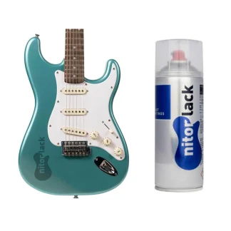 N250795160 NitorLACK nitrocellulose paint teal green - 400ml Spraydose