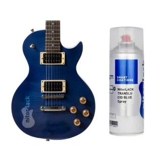 N250006160 NitorLACK nitrocellulose paint translucent blue - 400ml Spraydose