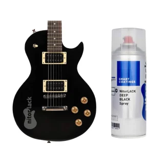 N250025160 NitorLACK nitrocellulose paint deep black - 400ml Spraydose