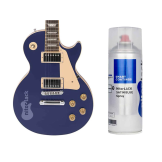 N250759160 NitorLACK nitrocellulose paint satin blue - 400ml Spraydose