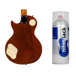 N250807160 NitorLACK nitrocellulose paint dark brown - 400ml Spraydose