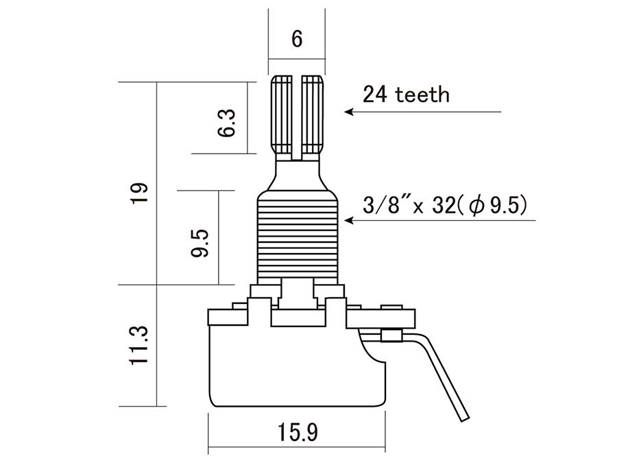 CTS Mini Poti (Audio) made in USA